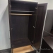 Espresso 2 Door, Single Drawer Storage Cabinet